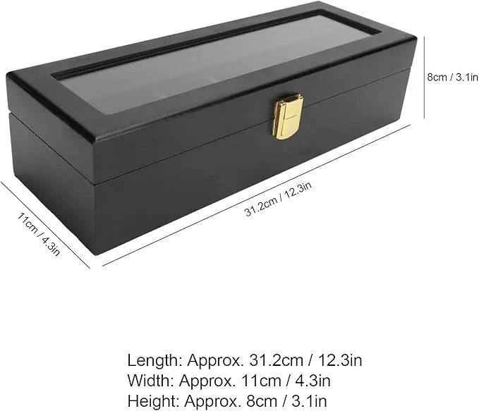 6 slots watch box